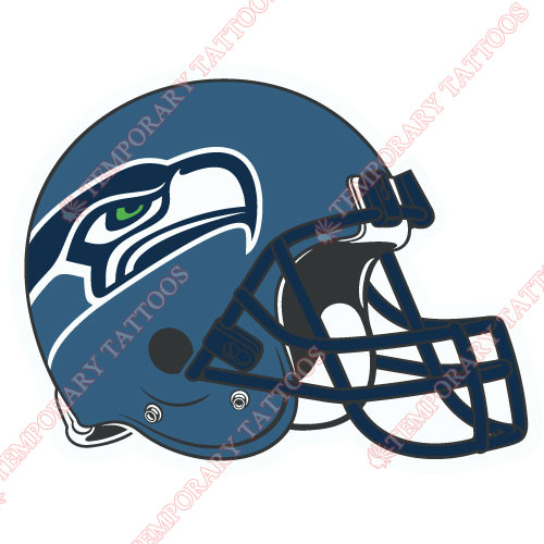 Seattle Seahawks Customize Temporary Tattoos Stickers NO.757